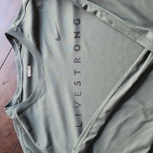 Men's Nike Livestrong dry fit long sleeve